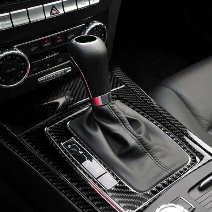 5 PCS Car Carbon Fiber Linke Antriebsrad Position Panel Dekorativer Aufkleber für Mercedes-Benz W204 2007-2013 – Bild 6