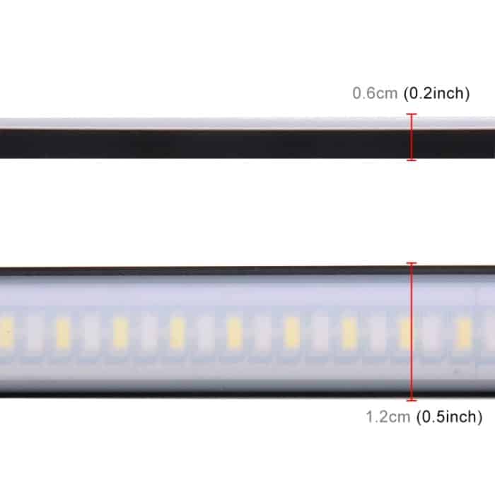45 cm 12W 3014-SMD LED 720LM Blinker Blinker Auto Rückfahrleuchte Tagfahrlichtquelle (weißes Licht + gelbes Licht) – Bild 5
