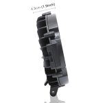 2 Stück 51 W, 3500 lm, 6500 K, weißes Licht, 17 LEDs, wasserdicht, für Auto, Boot, Marine, Arbeitsscheinwerfer, Scheinwerfer, LED-Leuchtmittel, 30 Grad verstellbar, DC 10–30 V, 51W, Spot Light+51W – Bild 5