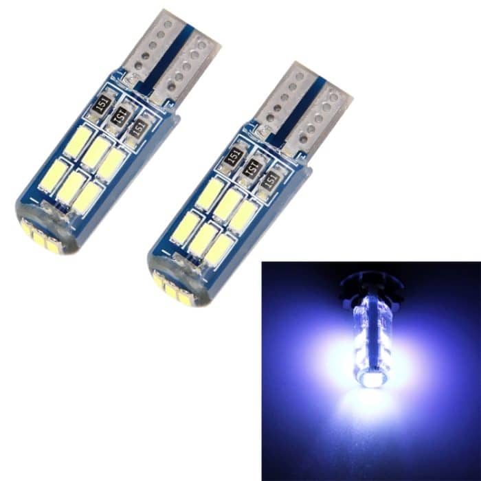 CMS4709.jpg 2 PCS T10 / W5W / 194/168/501 1,3 W 9 LEDs SMD 4014 80 LM 7500K Auto-Leselampen-Abstandsleuchte, DC 12 V (kühles weißes Licht) – Bild 1