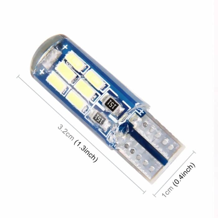 2 PCS T10 / W5W / 194/168/501 1,3 W 9 LEDs SMD 4014 80 LM 7500K Auto-Leselampen-Abstandsleuchte, DC 12 V (kühles weißes Licht) – Bild 3