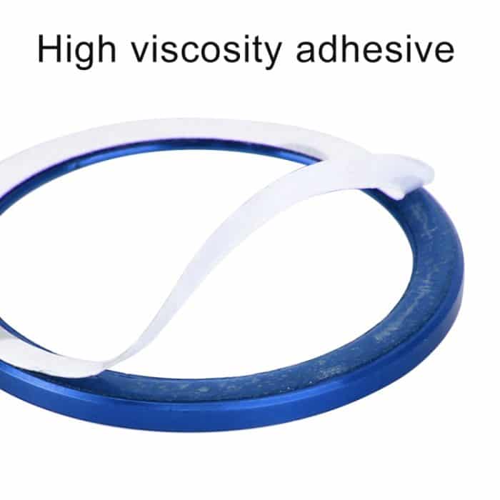 Auto Motor Start Key Push Button Ring Trim Aluminiumlegierung Aufkleber Dekoration für Volkswagen, For Volkswagen (Engine Start), For Volkswagen – Bild 4