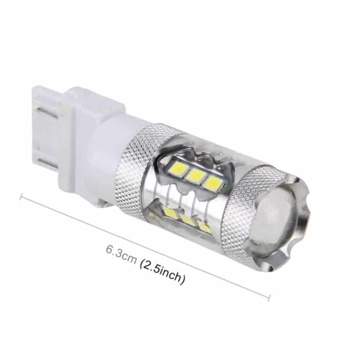 2 Stück T20/7440 5 W 250 lm 6000 K Auto-Blinker, Rückfahrscheinwerfer, 16 LEDs, SMD-2835-Lampen, DC 12 V, T20 / 7440 – Bild 3