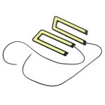 2 PCS DC 12V 10W 800LM 5500K COB Auto DRL Tagfahrlicht Lampe, Kabellänge: 50cm, DC 12V 10W – Bild 2