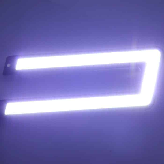 2 PCS DC 12V 10W 800LM 5500K COB Auto DRL Tagfahrlicht Lampe, Kabellänge: 50cm, DC 12V 10W – Bild 6