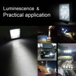6,7 W quadratisches wasserdichtes Auto-Boot mit weißem Licht, Marine-Arbeitsscheinwerfer, Scheinwerfer-LED-Lampen, DC 9-30V – Bild 10