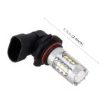 2 PCS HB4 / 9006 DC 12V 5W 250LM Auto-Nebelscheinwerfer mit 16 SMD-2835 LED-Lampen (weißes Licht) – Bild 3