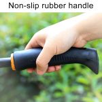 2 in 1 Grubber Werkzeug Gartenarbeit Pflanzen Graben Rutschfester Gummigriff Eisenhackenschwader (zufällige Farblieferung) – Bild 4