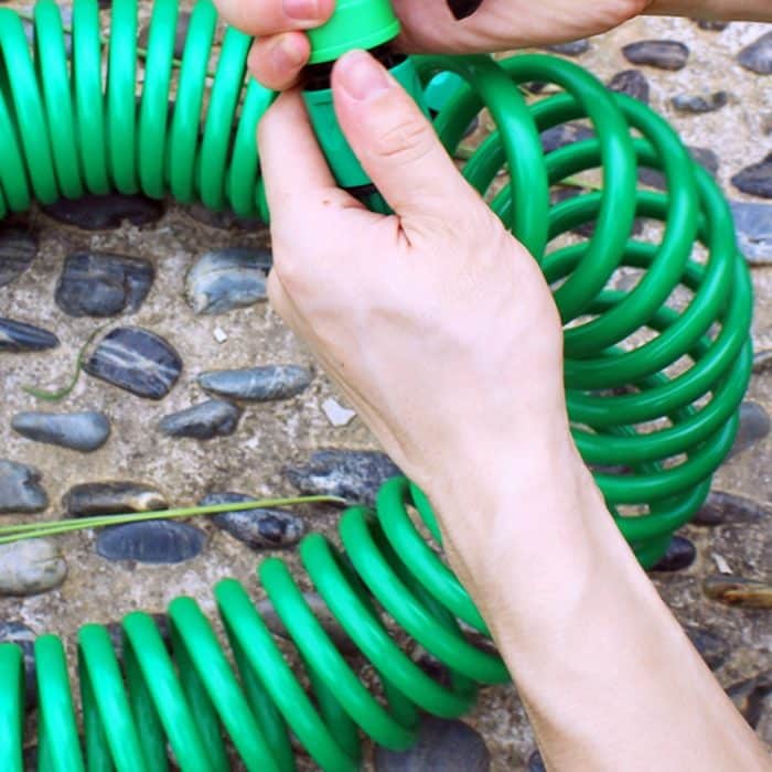 Gartenrohr Serie Spring Tube Hose Teleskop-Spiralrohr mit Wasseranschlussadapter und Anschluss, Länge: 30 m – Bild 8