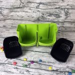 PP-Pflanzgefäß, Blumentopf, Wandbehang, Garten, stapelbar, Gartenzubehör – Bild 5