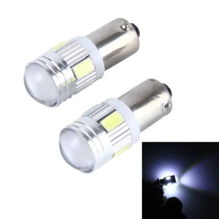 CMS5007WL.jpg 2 Stück BA9S 3W 250 LM 5500K Auto-Umrissleuchte mit 6 SMD-5630 LED-Lampen, DC 12V, 3W 250 LM 5500K – Bild 1