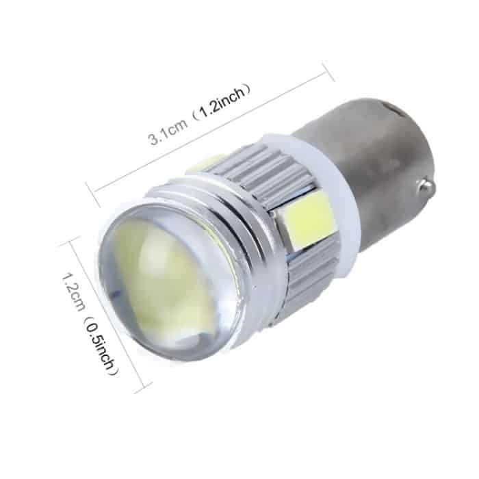 2 Stück BA9S 3W 250 LM 5500K Auto-Umrissleuchte mit 6 SMD-5630 LED-Lampen, DC 12V, 3W 250 LM 5500K – Bild 2