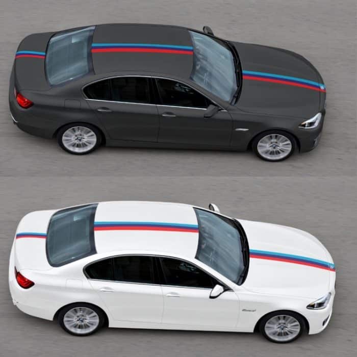 5 m Auto-Kunststofffolie für Aufkleber, Strip Line Style, French Flag – Bild 5