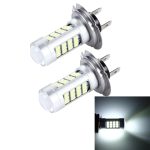 2 Stück H7 10 W 900 lm 8000 K 42 SMD-2835 LEDs Auto-Nebelscheinwerfer, DC 12 V (weißes Licht), H7