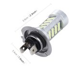 2 Stück H7 10 W 900 lm 8000 K 42 SMD-2835 LEDs Auto-Nebelscheinwerfer, DC 12 V (weißes Licht), H7 – Bild 3