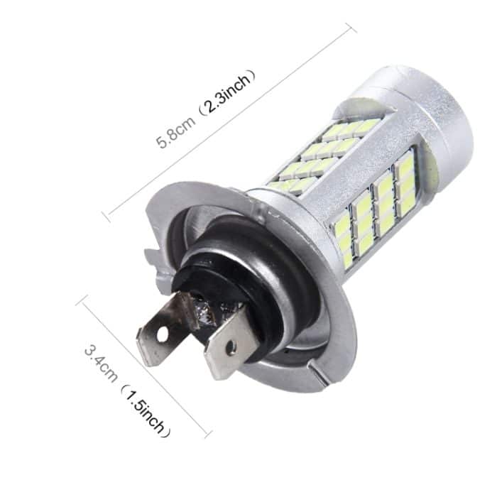 2 Stück H7 10 W 900 lm 8000 K 42 SMD-2835 LEDs Auto-Nebelscheinwerfer, DC 12 V (weißes Licht), H7 – Bild 3