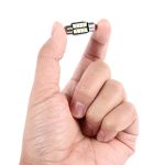 2 PCS 3W 200 LM 6000K 31MM 8 SMD-2835 LEDs Bicuspid Port Dekodierung Auto Dome Lampe LED Leselicht, DC 12V, 31MM – Bild 4