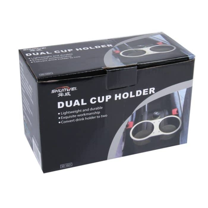 SHUNWEI SD-1021 Auto-Auto-LKW-Halterung, Doppelloch-Getränkedosen-Trinkflaschen-Becherhalter-Ständer, SD-1021 – Bild 4