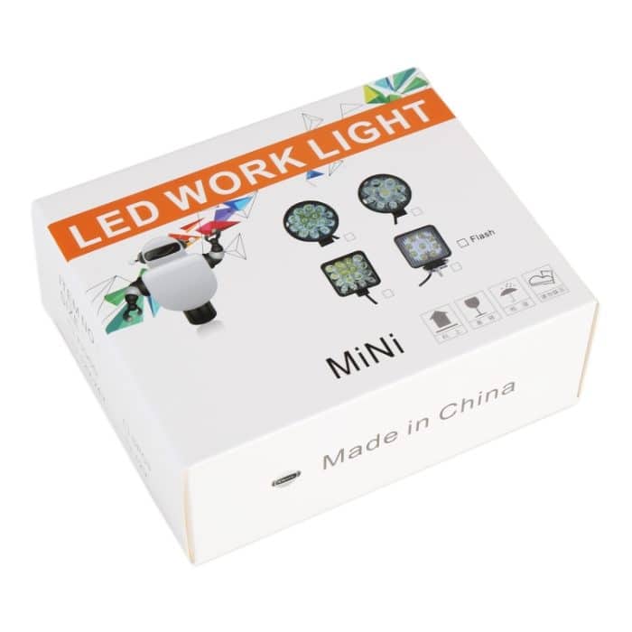 DC 10–30 V, 27 W, 2500 lm, 6000 K, wasserdicht, für Fahrzeug, Auto, Boot, Marine, Außenarbeitsscheinwerfer, Notbeleuchtung, 60 Grad verstellbar, Flutlicht, LED-Autolampen mit 9 intensiven Wafer-LED-Leuchten, Flood Light+27W – Bild 6