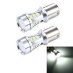 2 Stück 1156/BA15S 10 W 1000 lm 6500 K 18 SMD-3030 LED-Auto-Bremslichter, Blinker, DC 12 V, 1156