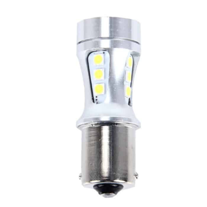 2 Stück 1156/BA15S 10 W 1000 lm 6500 K 18 SMD-3030 LED-Auto-Bremslichter, Blinker, DC 12 V, 1156 – Bild 2