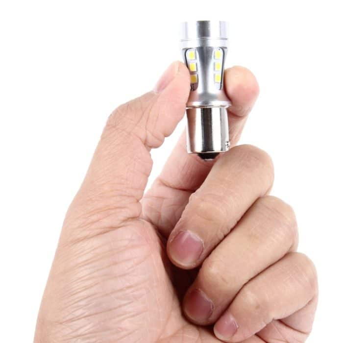 2 Stück 1156/BA15S 10 W 1000 lm 6500 K 18 SMD-3030 LED-Auto-Bremslichter, Blinker, DC 12 V, 1156 – Bild 4