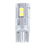 2 Stück T10 5 W 8 SMD-3030 LED-Auto-Umrissleuchten, DC 12 V, 8 SMD-3030 LEDs, T10+5W Red Light – Bild 2