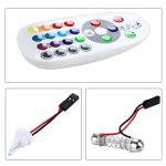 2 PCS 18W Auto Flash Strobe Fade Smooth Ferngesteuerte bunte LED-Dachdekorationslampe mit 36 ​​SMD-5050 LED, DC 12V – Bild 4