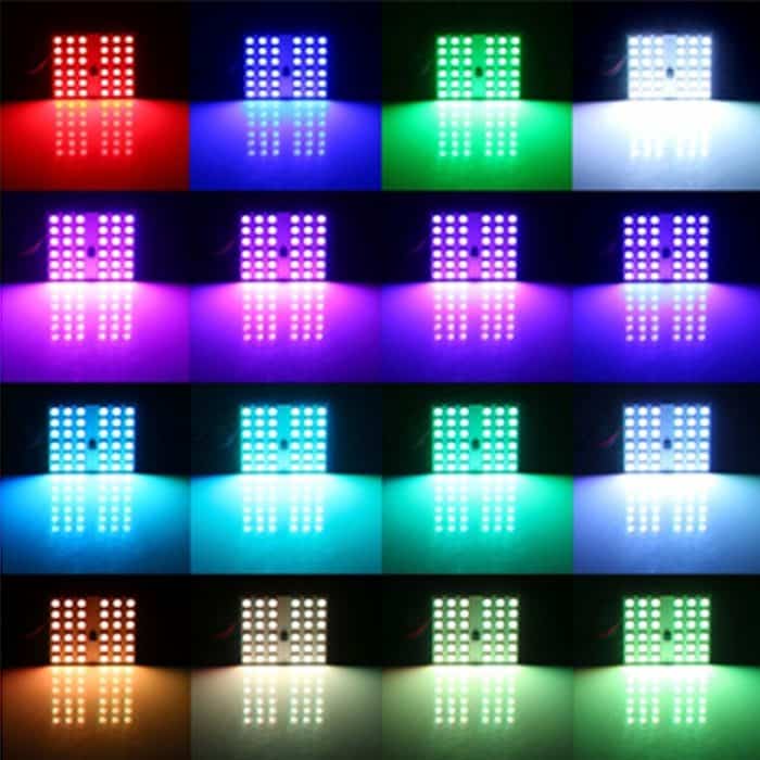 2 PCS 18W Auto Flash Strobe Fade Smooth Ferngesteuerte bunte LED-Dachdekorationslampe mit 36 ​​SMD-5050 LED, DC 12V – Bild 5