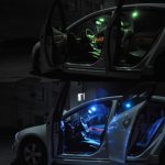 2 PCS 18W Auto Flash Strobe Fade Smooth Ferngesteuerte bunte LED-Dachdekorationslampe mit 36 ​​SMD-5050 LED, DC 12V – Bild 6