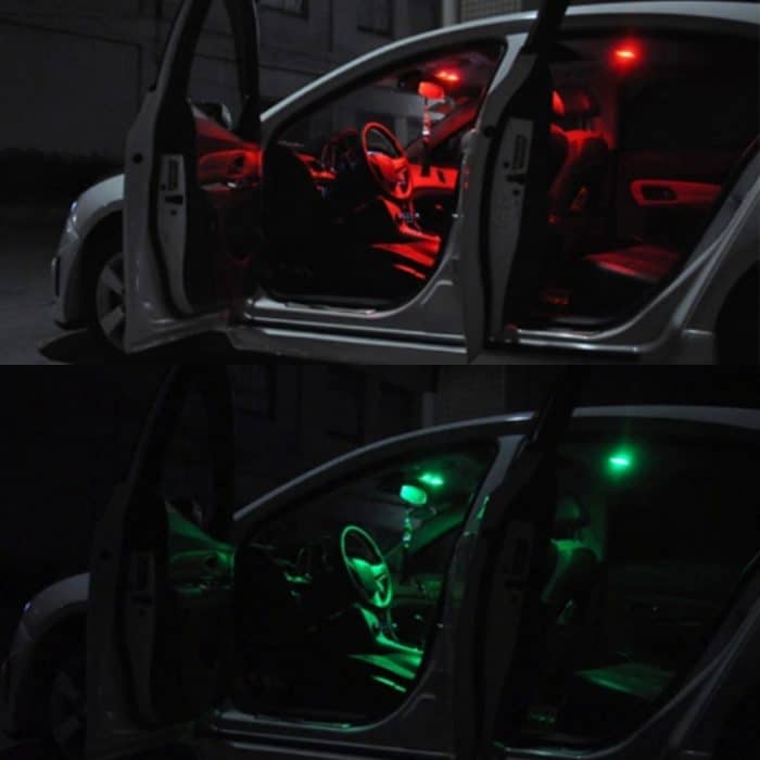 2 PCS 18W Auto Flash Strobe Fade Smooth Ferngesteuerte bunte LED-Dachdekorationslampe mit 36 ​​SMD-5050 LED, DC 12V – Bild 7