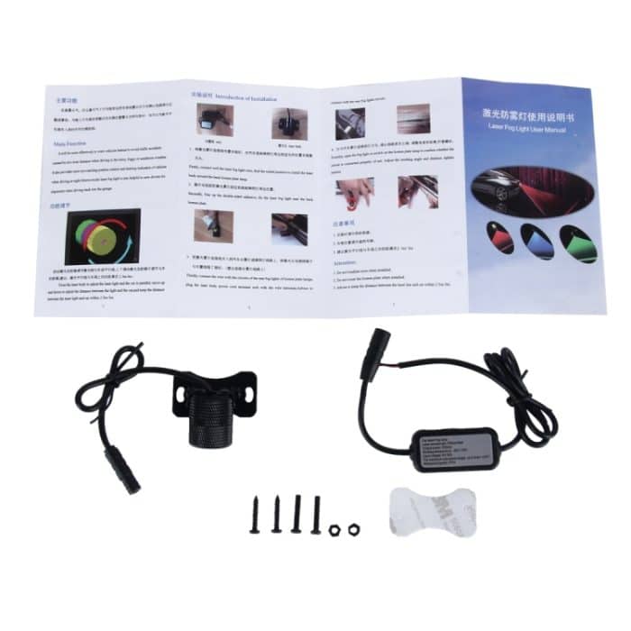 200 mW Universal-Heckalarm für Autos und Motorräder, 650 nm Laser-Nebel-Antikollisionswarnlampe mit sechs Mustern, DC 8–36 V. Kabellänge: 60 cm, 200mW – Bild 5