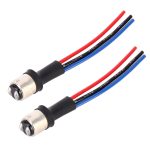 1 Paar 1157 / BAY15D Lampenfassung Sockelsteckdose mit Draht