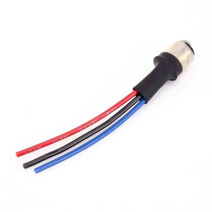 1 Paar 1157 / BAY15D Lampenfassung Sockelsteckdose mit Draht – Bild 3