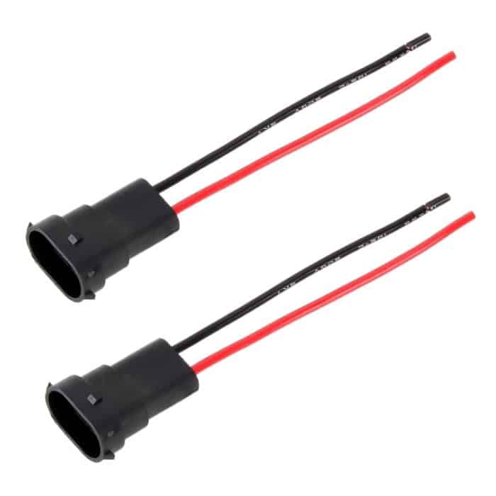 CMS5135.jpg 1 Paar H8 / H11 Lampenfassung Sockelsteckdose mit Draht – Bild 1