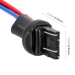 1 Paar T20 / 7443 Lampenfassung Sockelsteckdose mit Draht – Bild 4