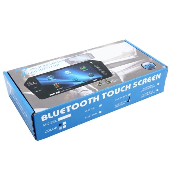 7 Zoll 480 * 234 Rückansicht TFT-LCD-Farbautomonitor mit Bluetooth MP5-Player, Unterstützung der automatischen Rückwärtsbildschirmfunktion – Bild 6