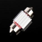 2 PCS 2 W 100 LM 6000 K 31 MM 4 SMD-7020 LEDs Bicuspid Port Decodierung Auto Dome Lampe LED Leselicht, DC 12 V, 31MM – Bild 3