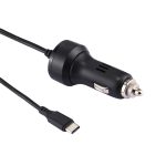 Für Nintendo Switch 2.4A USB-C / Typ C Reiselade-Autoladegerät-Adapter, Kabellänge: 2 m (schwarz)