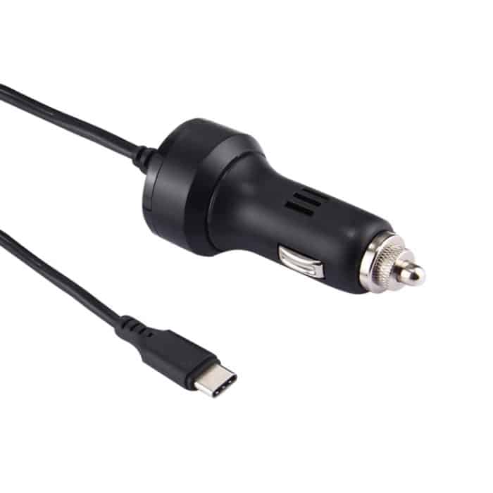 CMS5210.jpg Für Nintendo Switch 2.4A USB-C / Typ C Reiselade-Autoladegerät-Adapter, Kabellänge: 2 m (schwarz) – Bild 1