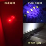 2 Stück Outdoor-Schlüsselanhänger, Metallgehäuse, Mini-LED-Taschenlampe, Laserlicht mit Gelderkennung – Bild 6