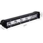 DC 10–30 V, 18 W, 2300 lm, 6500 K, wasserdicht, für Fahrzeug, Auto, Boot, Marine, externe Arbeitsscheinwerfer, Notbeleuchtung, 30 Grad verstellbare Spotlicht-LED-Autolampen mit 6 intensiven CREE-LED-Leuchten, Spot Light+18W – Bild 2
