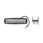 DC 10–30 V, 18 W, 1500 lm, 6500 K, wasserdicht, für Fahrzeug, Auto, Boot, Marine, externe Arbeitsscheinwerfer, Notbeleuchtung, 30 Grad verstellbare Spotlicht-LED-Autolampen mit 6 intensiven Wafer-LED-Leuchten, Spot Light+18W 1500LM+6500K – Bild 4