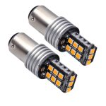 2 Stück 1157/BAY15D 3 W 15 SMD-3528-LEDs Auto-Blinker, DC 12 V, 1157/BAY15D 3W – Bild 2
