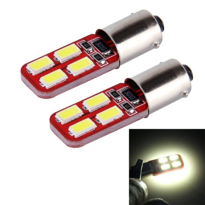 10 Stück BA9S 3W 200lm 6000K 8 SMD-5730 LEDs Auto-Umrissleuchte, DC 12V, 3W 200lm 6000K – Bild 1