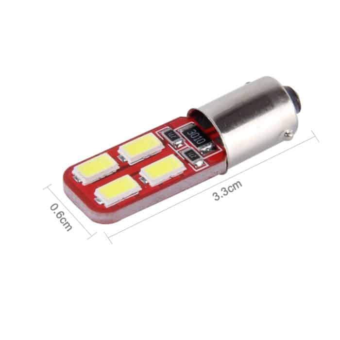 10 Stück BA9S 3W 200lm 6000K 8 SMD-5730 LEDs Auto-Umrissleuchte, DC 12V, 3W 200lm 6000K – Bild 3
