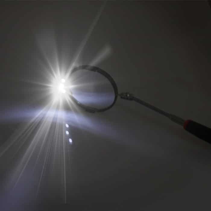 Inspektionsspiegel für einziehbare Fahrzeugfahrgestelle mit 3 PCS 5 mm LED-Leuchten, Spiegeldurchmesser: 82 mm, maximale Ausdehnungslänge: 760 mm – Bild 6