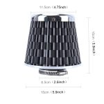 6,5 cm Universal Mushroom Head Style Luftfilter für Autos – Bild 2