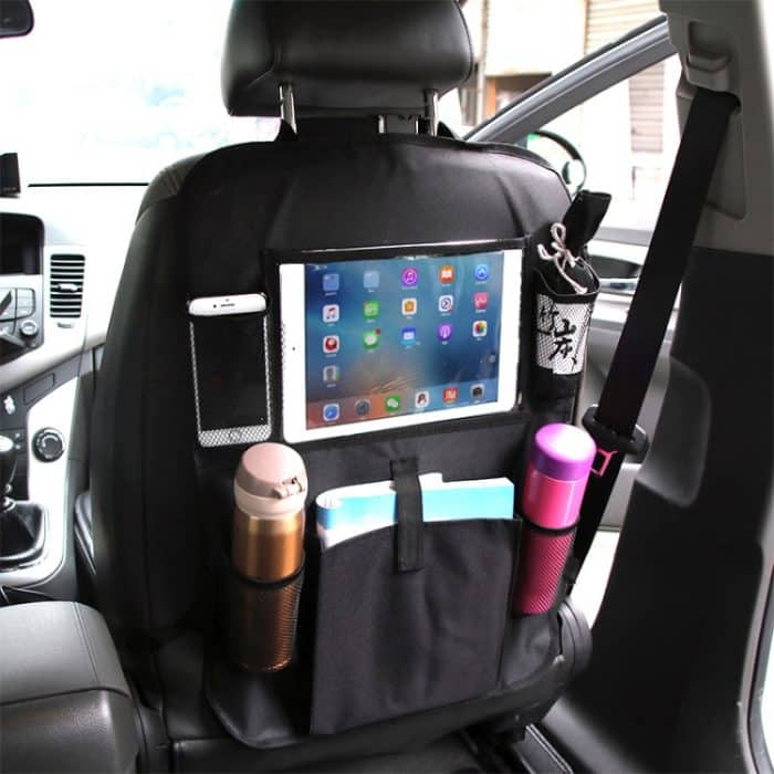 Auto Auto Rückenlehne Tasche Multi-Pocket Travel Storage Hängende Tasche Aufbewahrungstasche für iPad und andere Waren – Bild 1