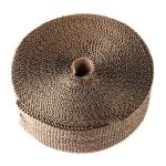 15m Titanium Gold Auspuffverpackung Auto Motor Auspuff Hitzeschild Wrap Wärmebeständige Wrap – Bild 2